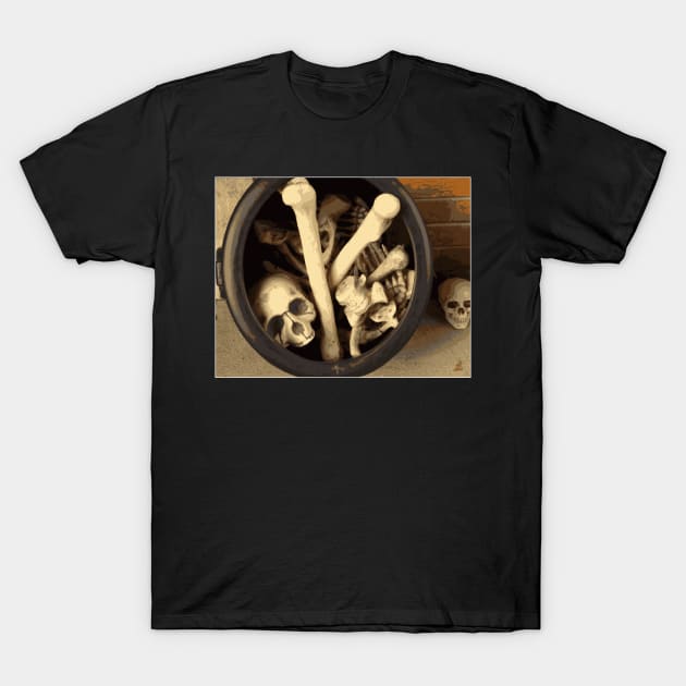 Caldron of bones. T-Shirt by someartworker